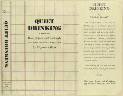 Dust Jackets - Quiet drinking : a book o