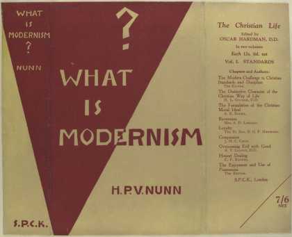 Dust Jackets - What is modernism?