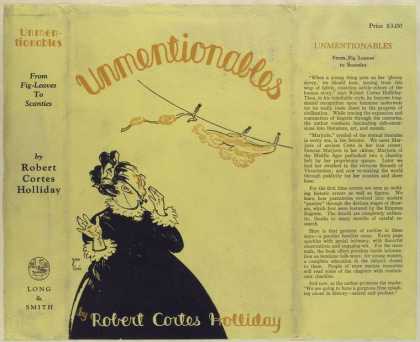 Dust Jackets - Unmentionables.
