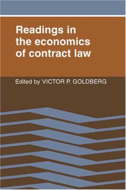Economics Books - Readings in the Economics of Contract Law