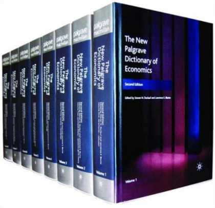 Economics Books - The New Palgrave Dictionary of Economics (8 Volume Set)