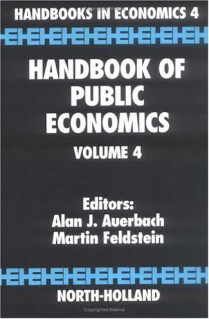 Economics Books - Handbook of Public Economics Volume 4 (Handbooks in Economics)