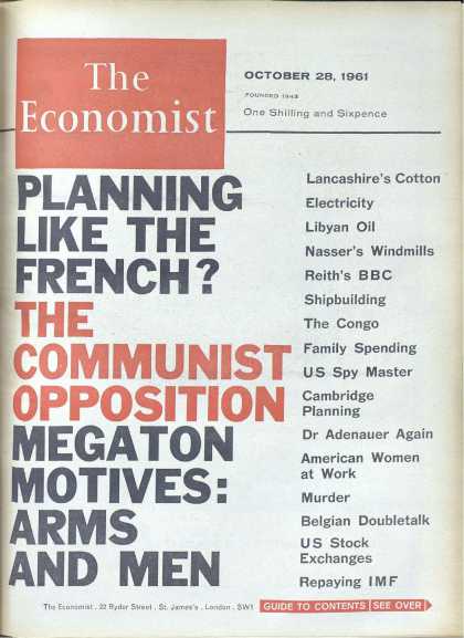Economist - October 28, 1961