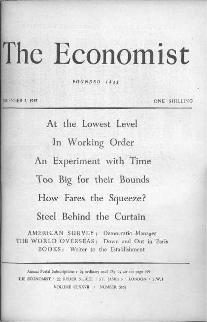 Economist - December 3, 1955