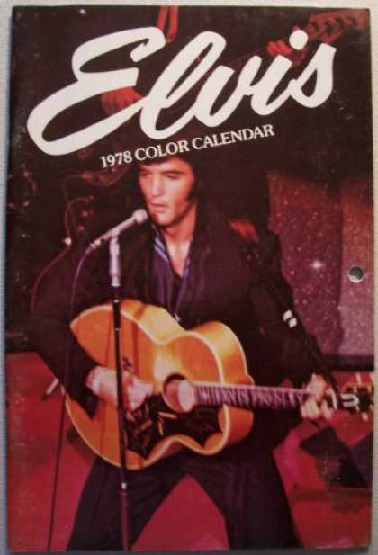 Elvis Presley Books - ELVIS 1978 Color Calendar [Elvis Presley] (12 month 1978 calendar of Elvis)