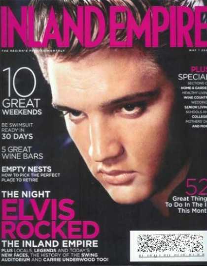 Elvis Presley Books - Inland Empire Magazine - May 2008: Elvis Presley Cover!