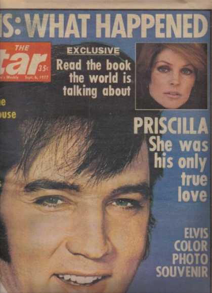 Elvis Presley Books - The Star Magazine Featuring Elvis Presley, Sept. 6, 1977