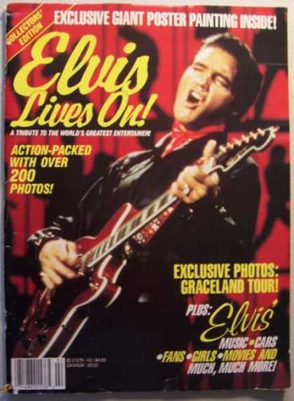 Elvis Presley Books - ELVIS [Presley] Lives On! A Tribute to the World's Greatest Entertainer! (Exclus