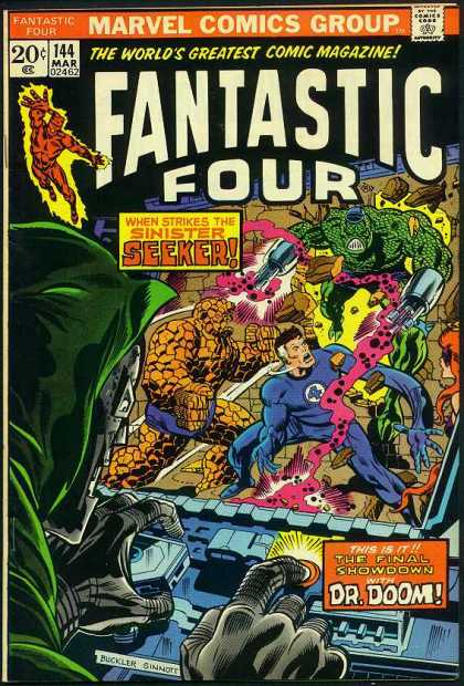 Fantastic Four 144 - Marvel - The Worlds Greatest Comic Magazine - Battle - Mutants - Superheroes - Richard Buckler