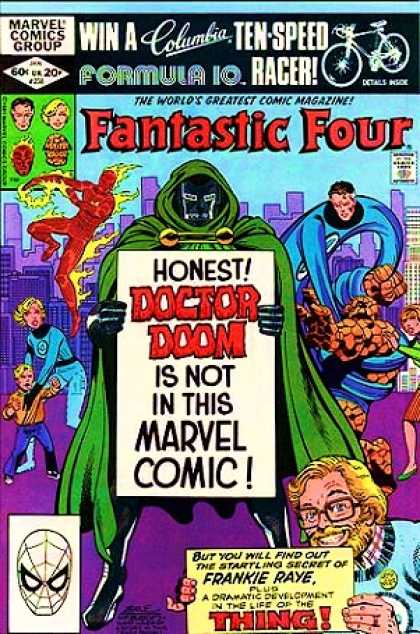 Fantastic Four 238 - Doctor Doom - Frankie Raye - Fantastic Four - Stretch - Flame On - John Byrne