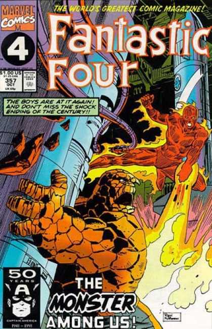 Fantastic Four 357 - Thing - Human Torch - Al Williamson, Paul Ryan