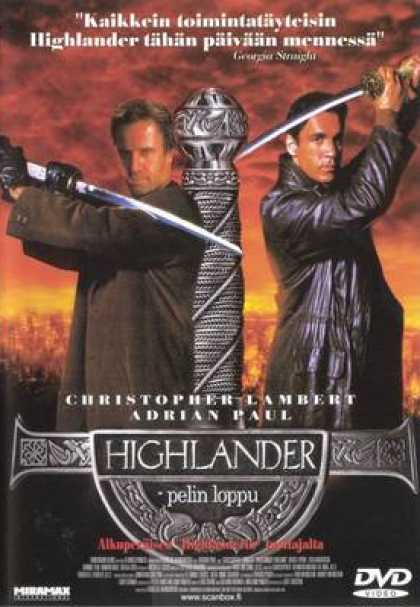 Finnish DVDs - Highlander: Endgame