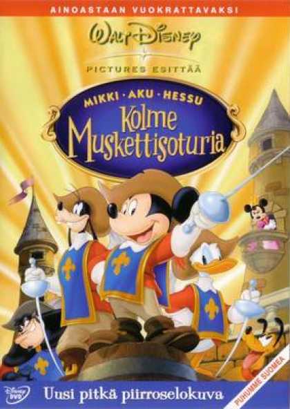 Finnish DVDs - Disney The Three Musketeers