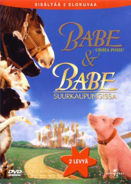 Finnish DVDs - Babe 1 & 2