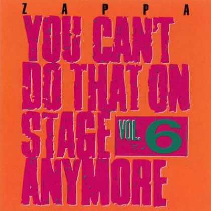 Frank Zappa - Frank Zappa You Cant Do That On Stage - Vol. 06