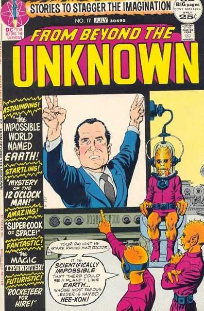 From Beyond the Unknown 17 - Nixon - Alien - Aliens - President - Screen - Murphy Anderson