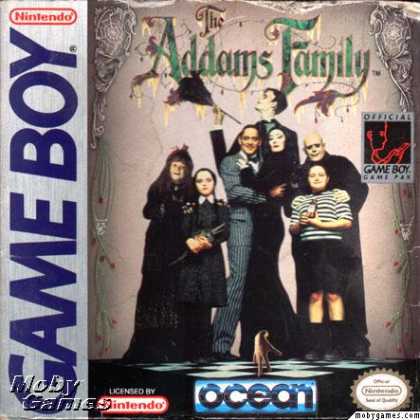 Game Boy Games - The Addams Family