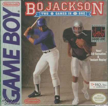 Game Boy Games - Bo Jackson's Hit and Run! Baseball and Football