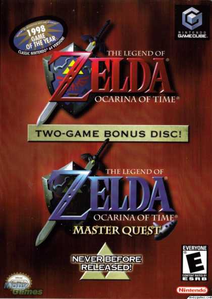 GameCube Games - The Legend of Zelda: Ocarina of Time / Master Quest
