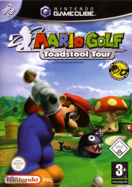 GameCube Games - Mario Golf: Toadstool Tour