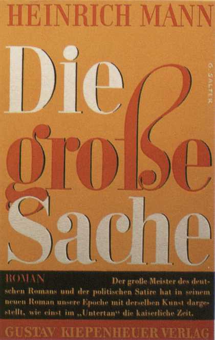 George Salter's Covers - Die groï¿½e Sache - The Big Thing
