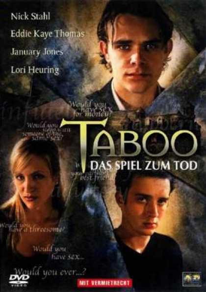 German DVDs - Taboo The Game To Death