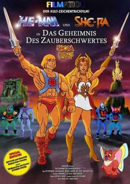 German DVDs - He Man And She Ra