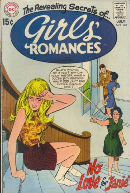 Girls' Love Stories 142 - Blonde Girl - Dates - Jealous - Gossip - Stairs