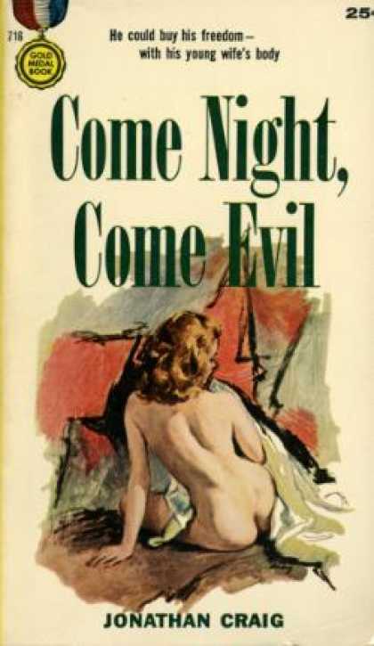 Gold Medal Books - Come Night, Come Evil - Jonathan Craig