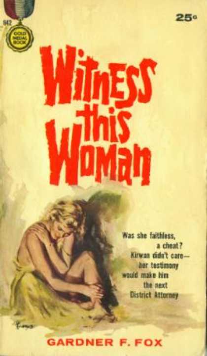 Gold Medal Books - Witness This Woman