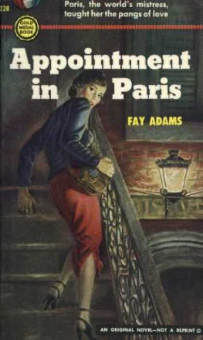 Gold Medal Books - Appointment In Paris - Fay Adams