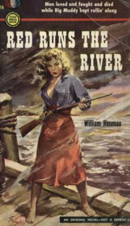 Gold Medal Books - Red Runs the River