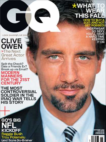 GQ - September 2006 - Clive Owen