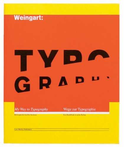 Greatest Book Covers - Wolfgang Weingart