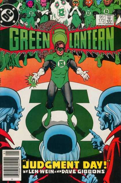 Green Lantern (1960) 172 - Ringfight - Clones - Clanes - Empire Verdict - Opposite Red - Dave Gibbons