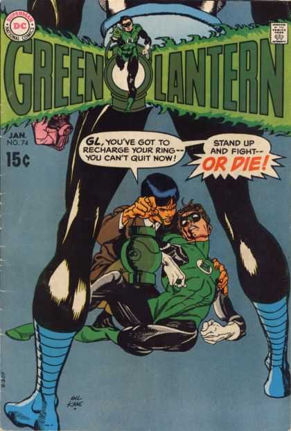 Green Lantern (1960) 74 - Green Hero - Do Or Die - Fight Or Die - Lantern - Big Hero