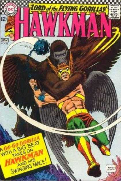 Hawkman 16 - Man - Thung - Monster - Chain - Superhero - Murphy Anderson