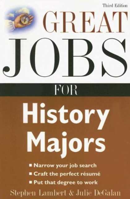 History Books - Great Jobs for History Majors (Great Jobs Series)