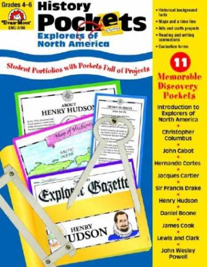 History Books - History Pockets: Explorers of North America, Grades 4-6+