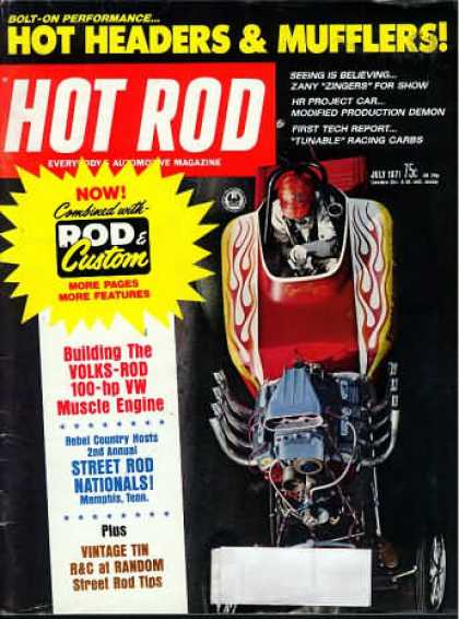 Hot Rod - July 1971
