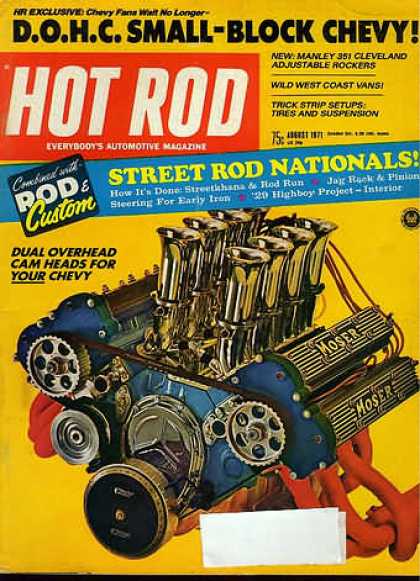 Hot Rod - August 1971