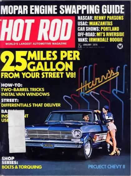 Hot Rod - January 1974