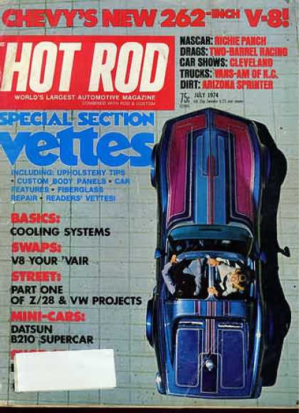 Hot Rod - July 1974