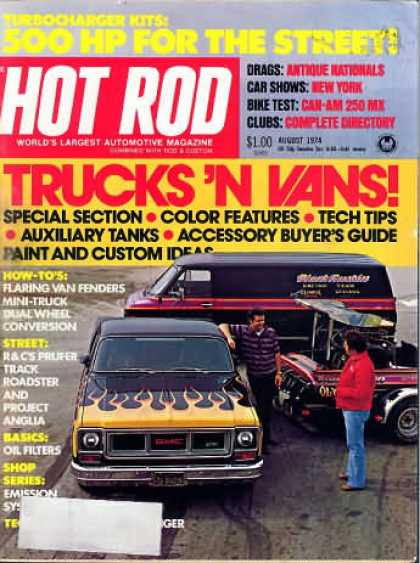 Hot Rod - August 1974