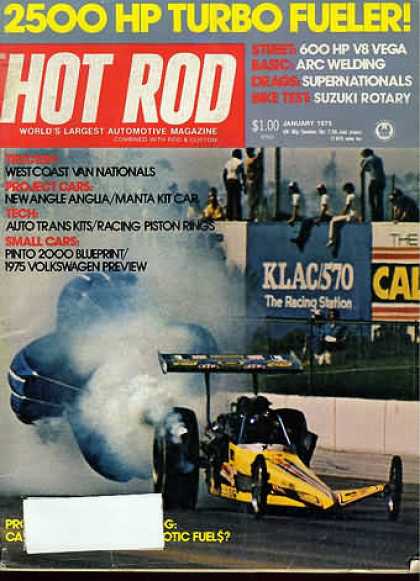 Hot Rod - January 1975