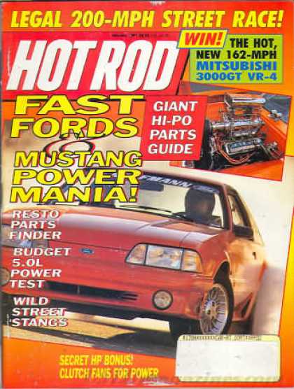 Hot Rod - January 1991