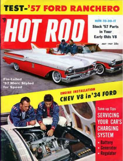 Hot Rod - July 1957
