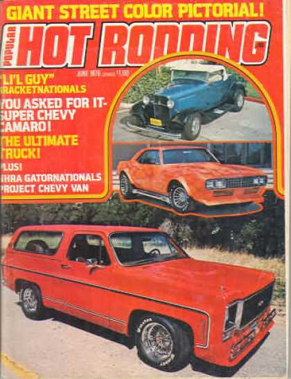 Hot Rodding - June 1976