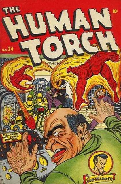 Human Torch 24 - Torch - Fantastic Four - Fliing Man - Thief - Battle