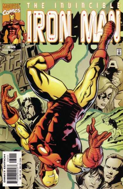 Iron Man (1998) 39 - Marvel - Upside Down - Weapon - Woman - Invincible